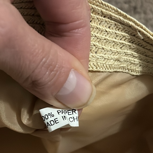 Bijoux Terner Snap Top Shoulder Bag-100% Paper-Natural Beige Color-GUC - Picture 16 of 16